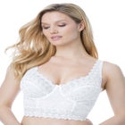 Amoureuse® Longline Embroidered Bra image number null