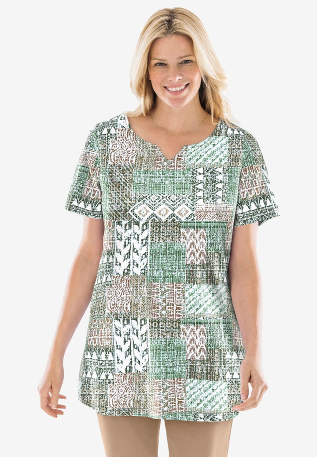 7-Day Notch-Neck Tunic image number 2