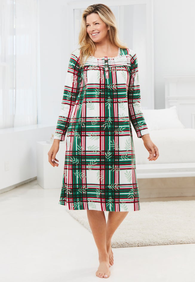 Only Necessities® Long-Sleeve Gown image number 3