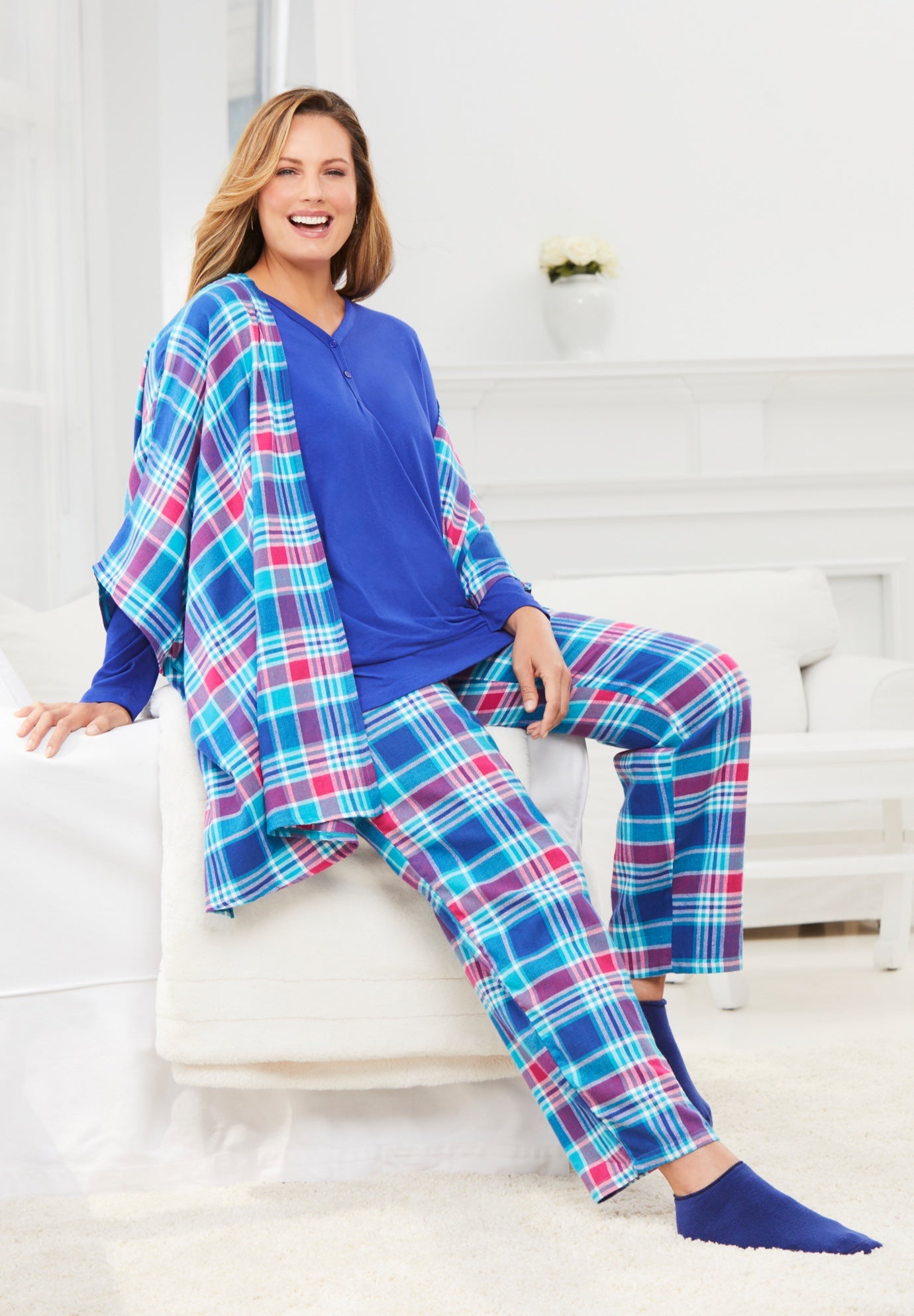 Dreams & Co.&reg; 4-Piece Pajama Set image number 6