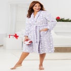 Avenue Body Fluffy Robe Wrap image number null