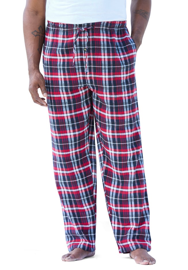 Flannel Plaid Pajama Pants image number 1
