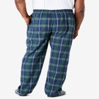 Flannel Plaid Pajama Pants image number null