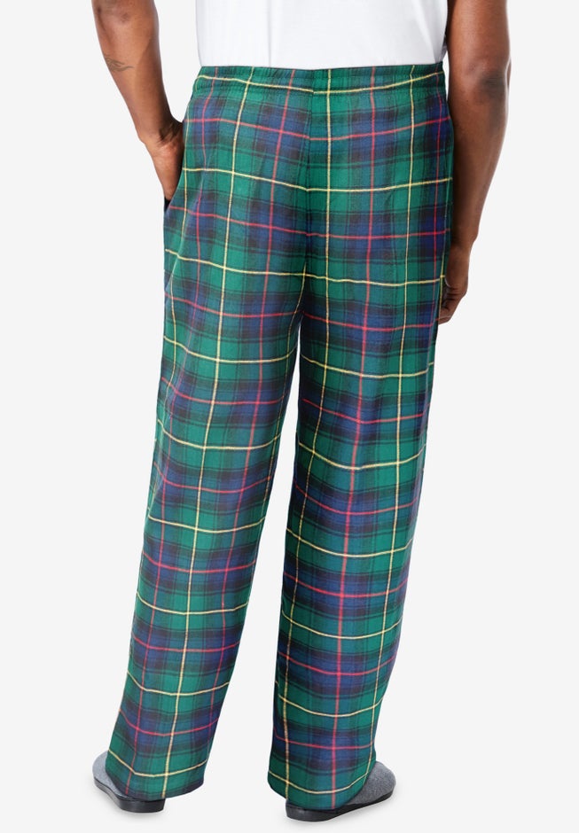 Flannel Plaid Pajama Pants image number 3