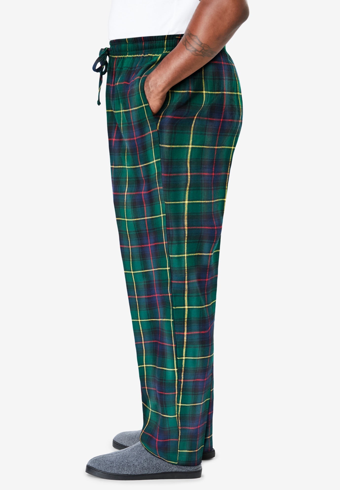 Flannel Plaid Pajama Pants image number 2