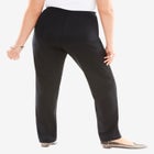 Crease Front Knit Pant image number null