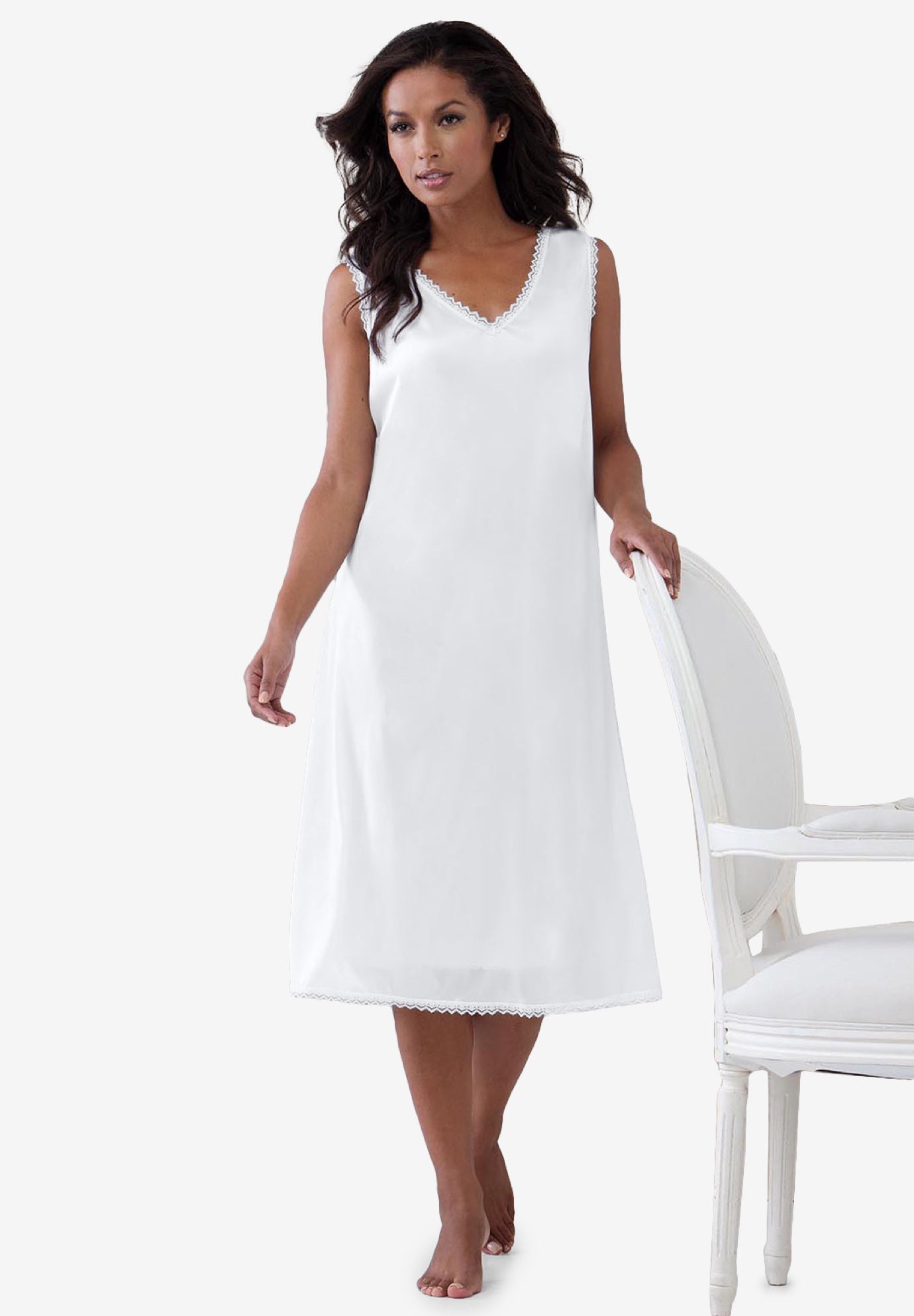 Lace-Trim Slip image number 5