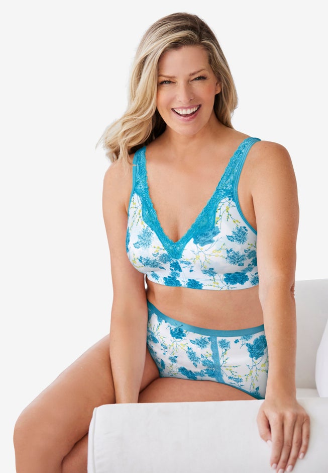 Cotton Comfort Wireless Bra image number 4