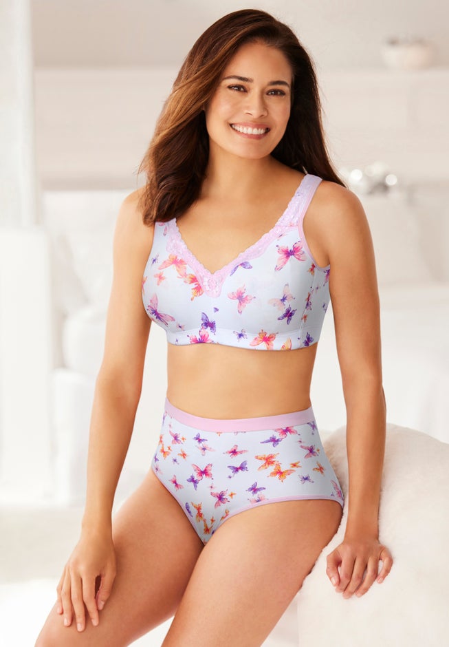 Cotton Comfort Wireless Bra image number 6