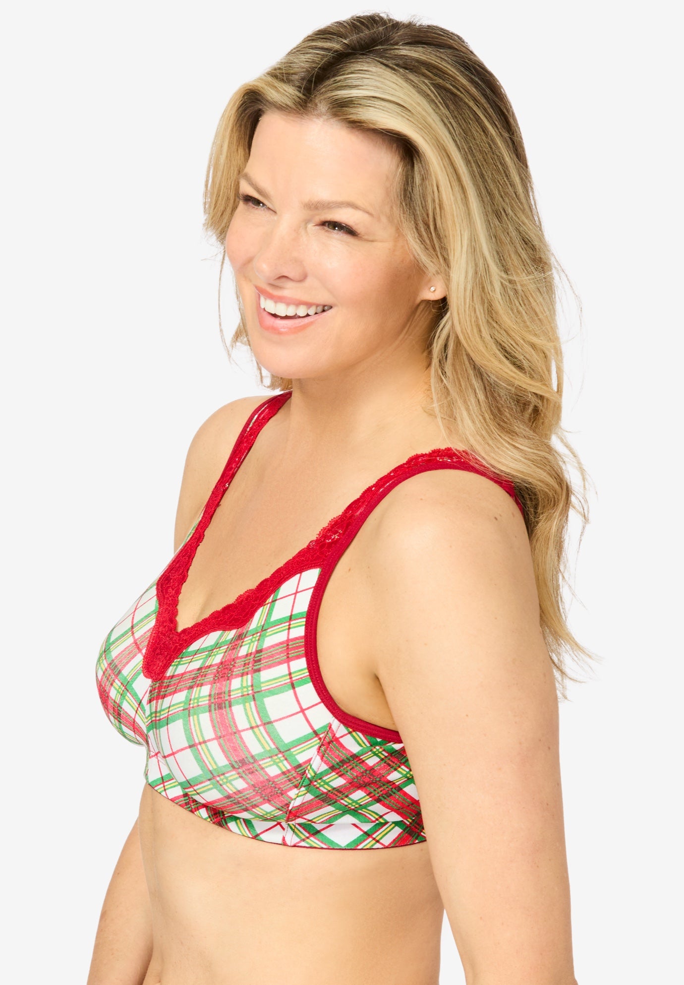 Cotton Comfort Wireless Bra image number 2