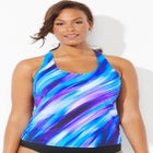 Chlorine Resistant Racerback Tankini Top image number null