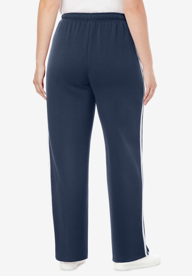 Better-Fleece Side-Stripe Pull-On Sweatpants image number 1