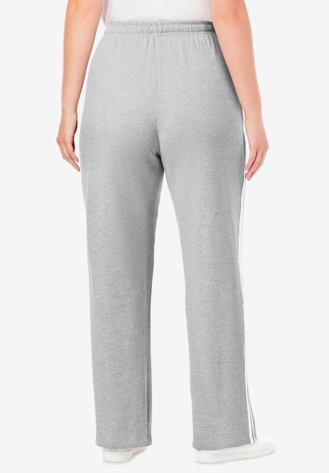 Better-Fleece Side-Stripe Pull-On Sweatpants image number 1