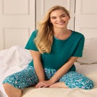 Knit Sleep Capri image number null