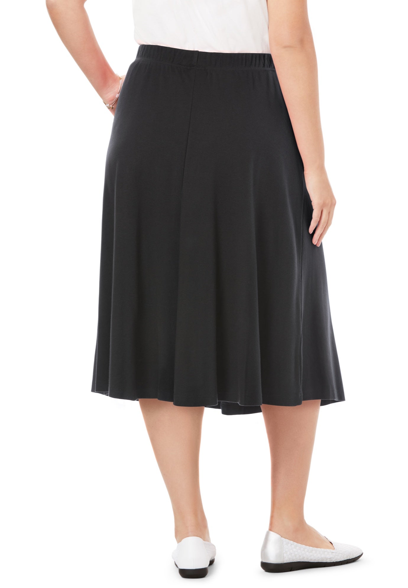 7-Day Knit A-Line Skirt image number 2