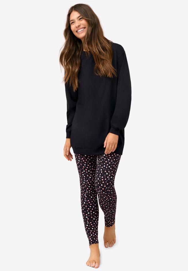 2-Piece Tunic & Legging PJ Set image number 0