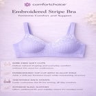 Pinstripe Wireless Bra image number 3