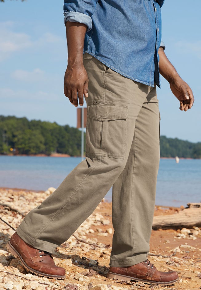 Renegade Side-Elastic Waist Cargo Pants image number 3