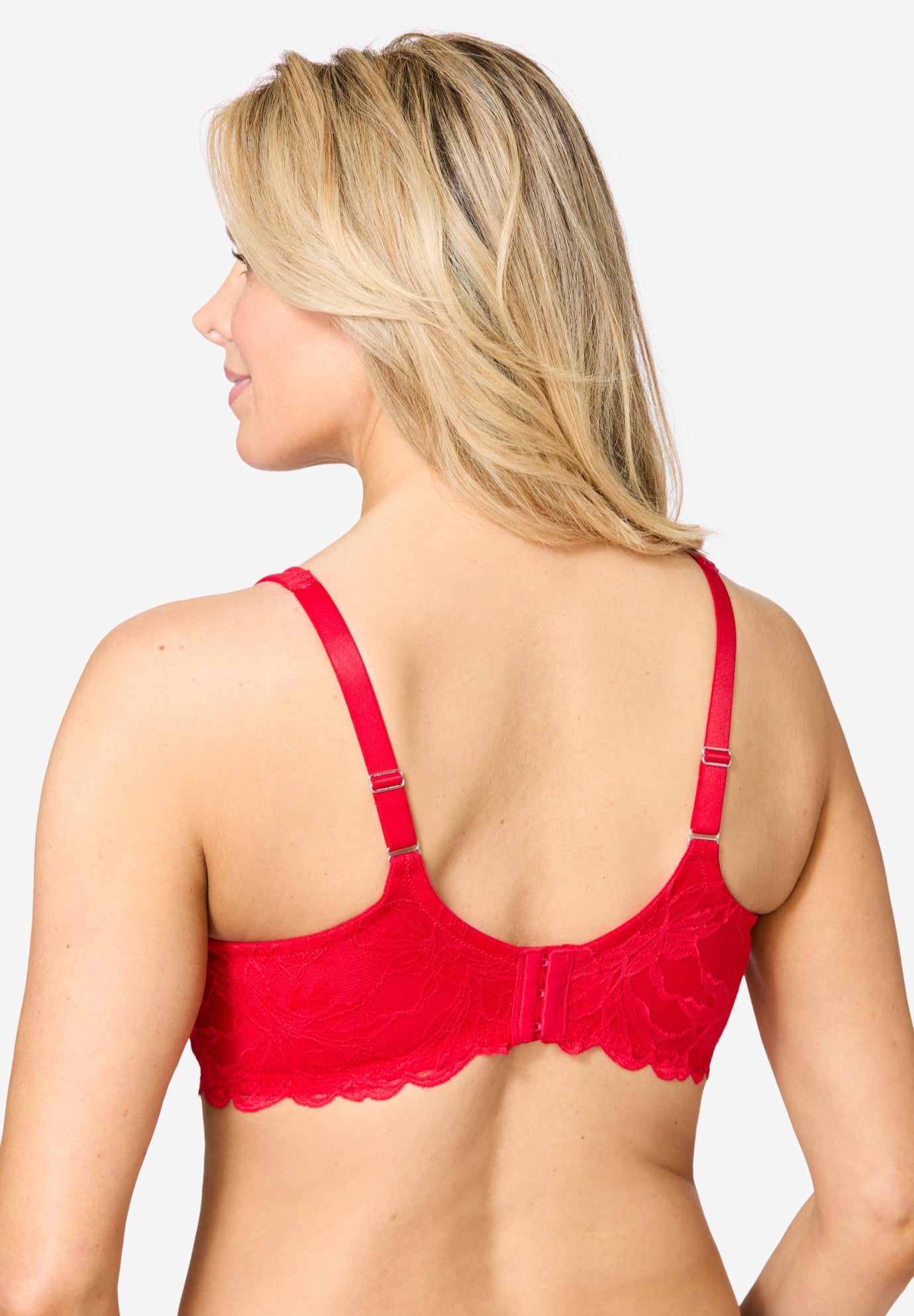 Leading Lady&reg; The Chloe Lace Band Molded Underwire T-Shirt Bra image number 1