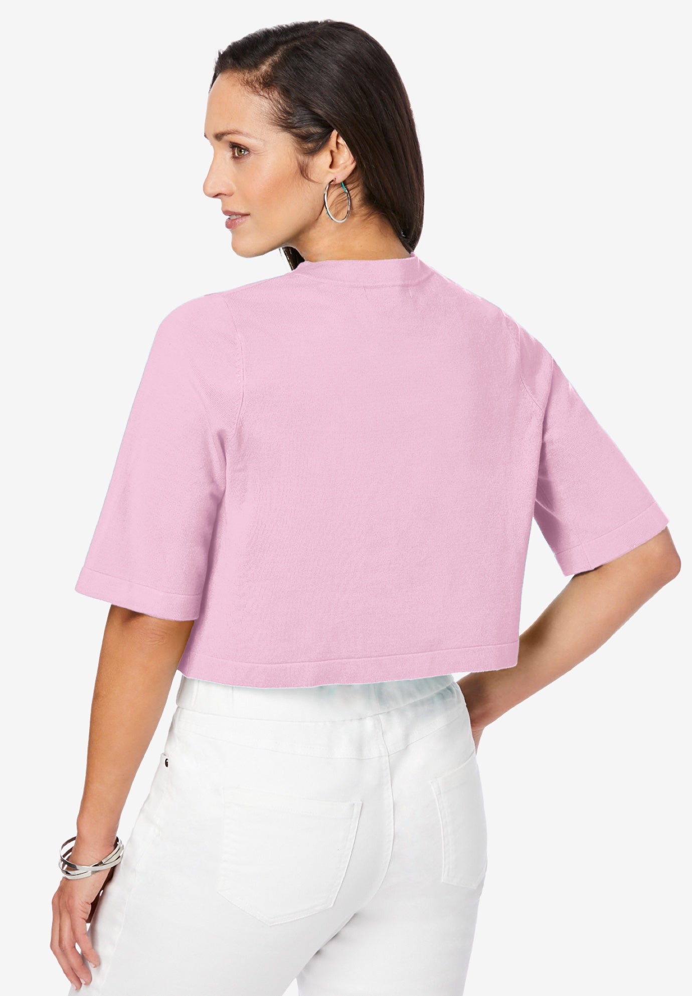 Curved Hem Shrug image number 1