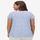 Twisted V-neck Tee image number null