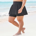360&deg; Powermesh High-Waist Swim Skirt with Tummy Control image number null