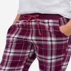 Plaid Flannel Sleep Pants image number null