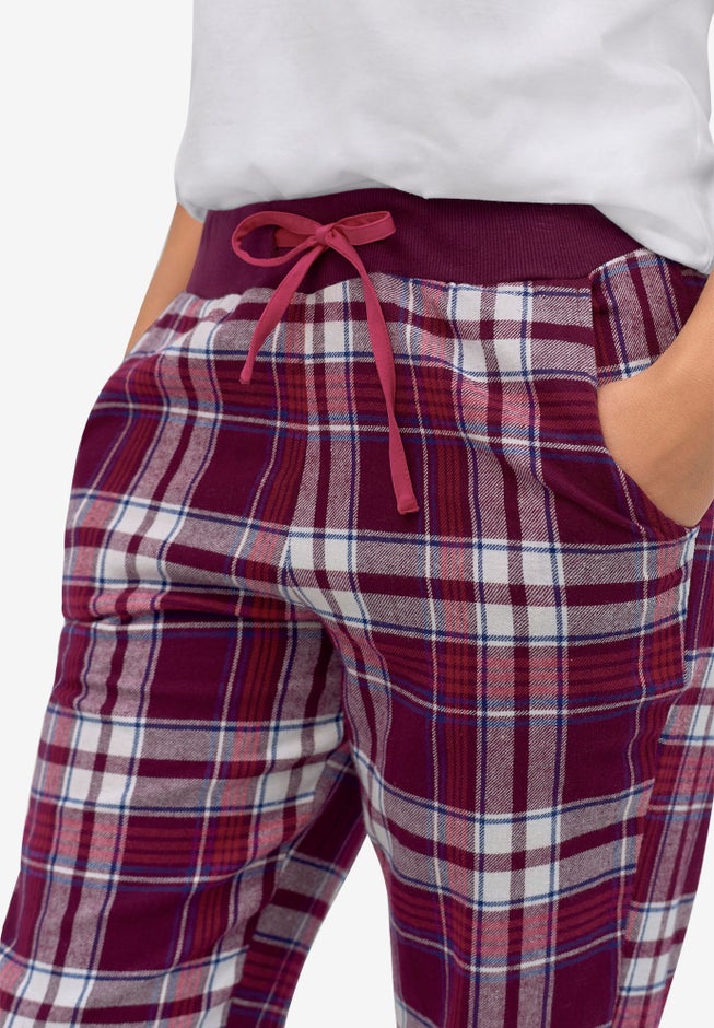 Plaid Flannel Sleep Pants image number 1