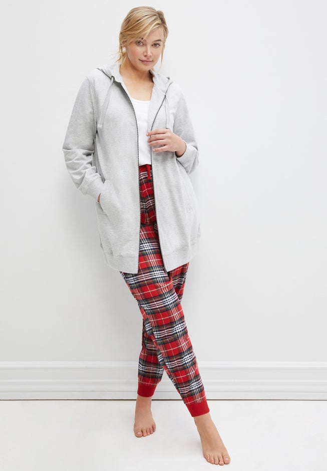 Plaid Flannel Sleep Pants image number 3