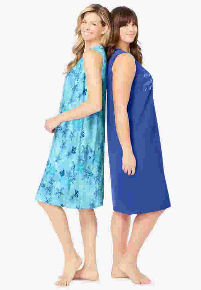2-Pack Sleeveless Sleepshirt image number 2