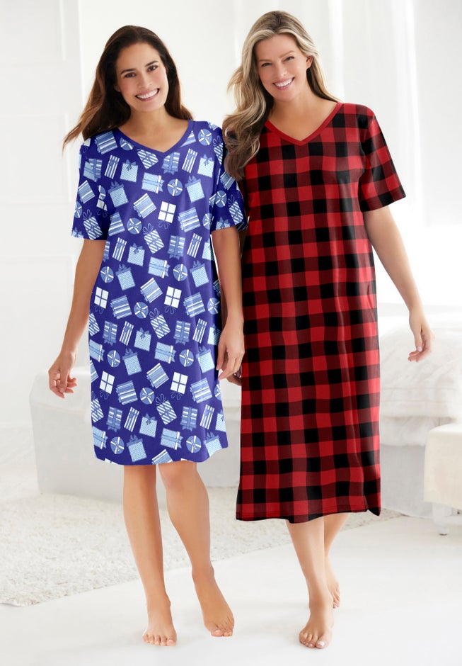 Long Print Sleepshirt image number 6