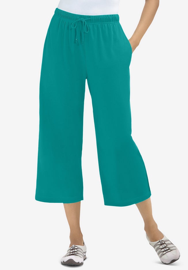 Sport-Knit Pull-On Capri Pants image number 0