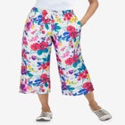 Sport-Knit Pull-On Capri Pants image number null