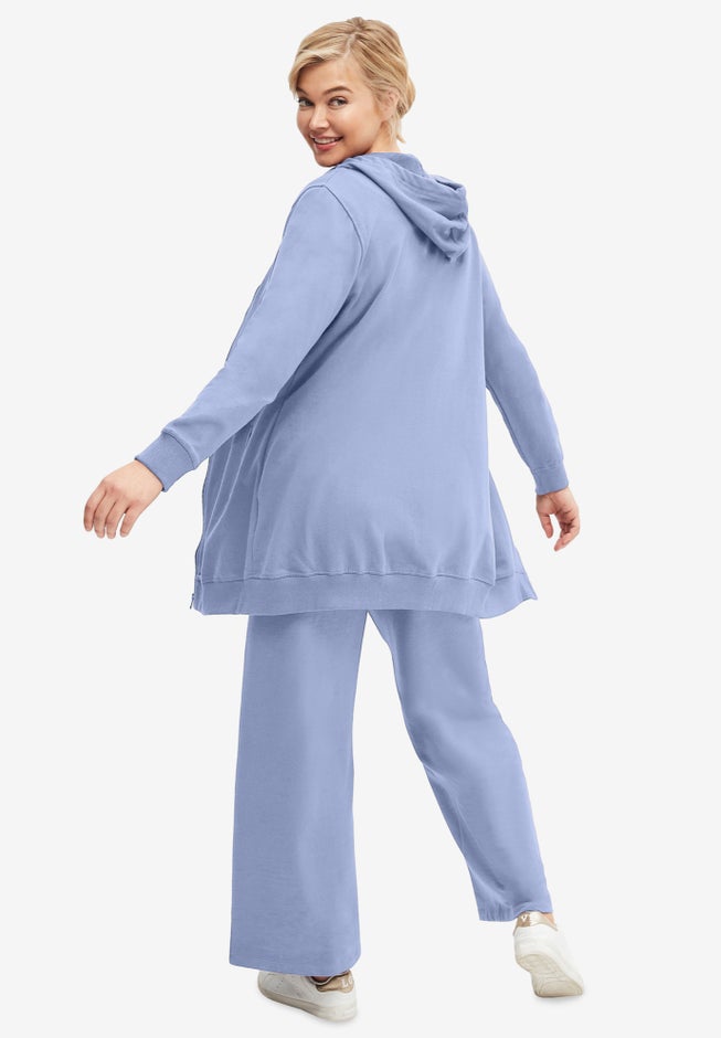 Wide Leg French Terry Sweatpant image number 1