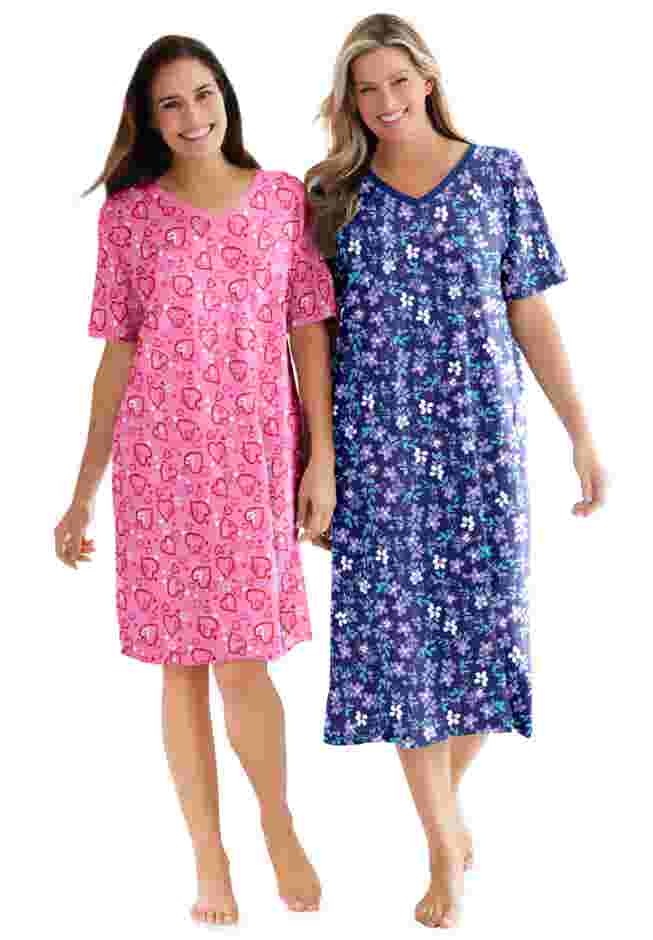 Long Print Sleepshirt image number 3
