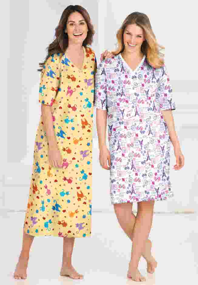 Long Print Sleepshirt image number 5