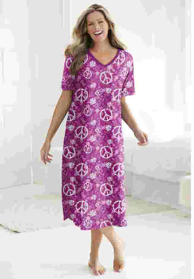 Long Print Sleepshirt image number 0