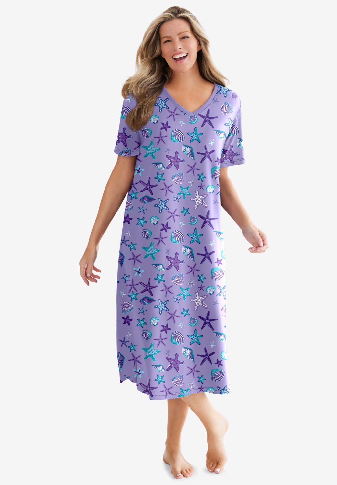 Long Print Sleepshirt image number 0