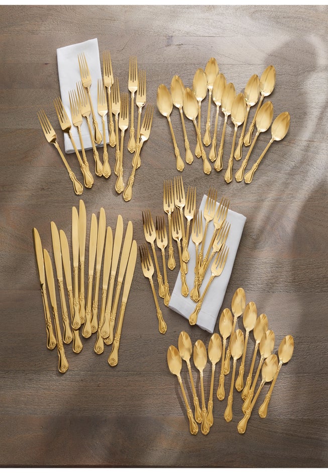 60-Pc. Flatware Set with Chest image number 1