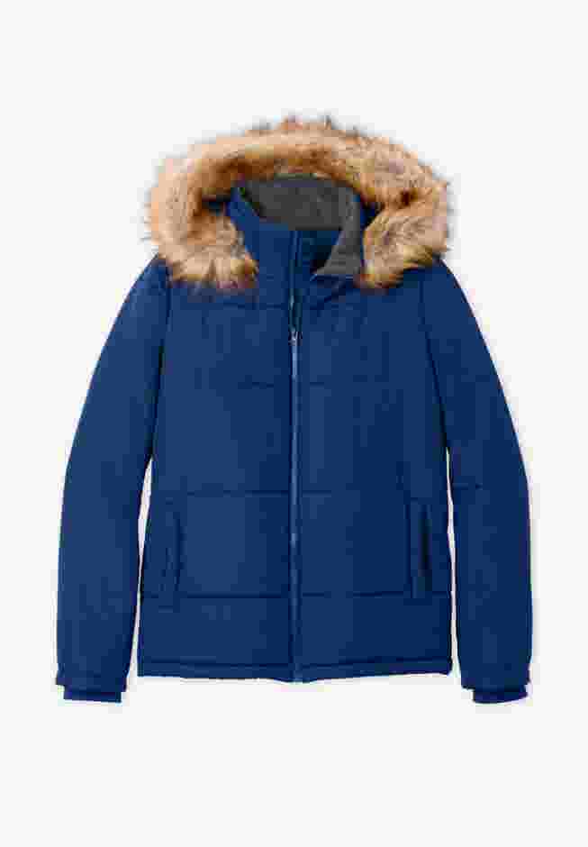 Plus Size Short Length Puffer Coat image number 6