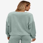 Boxy Velour Lounge Sweatshirt image number null