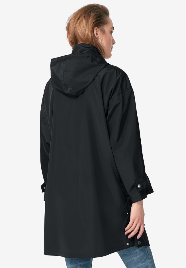 Hooded A-Line Raincoat image number 1