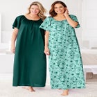 2-Pack Long Silky Gown image number 5