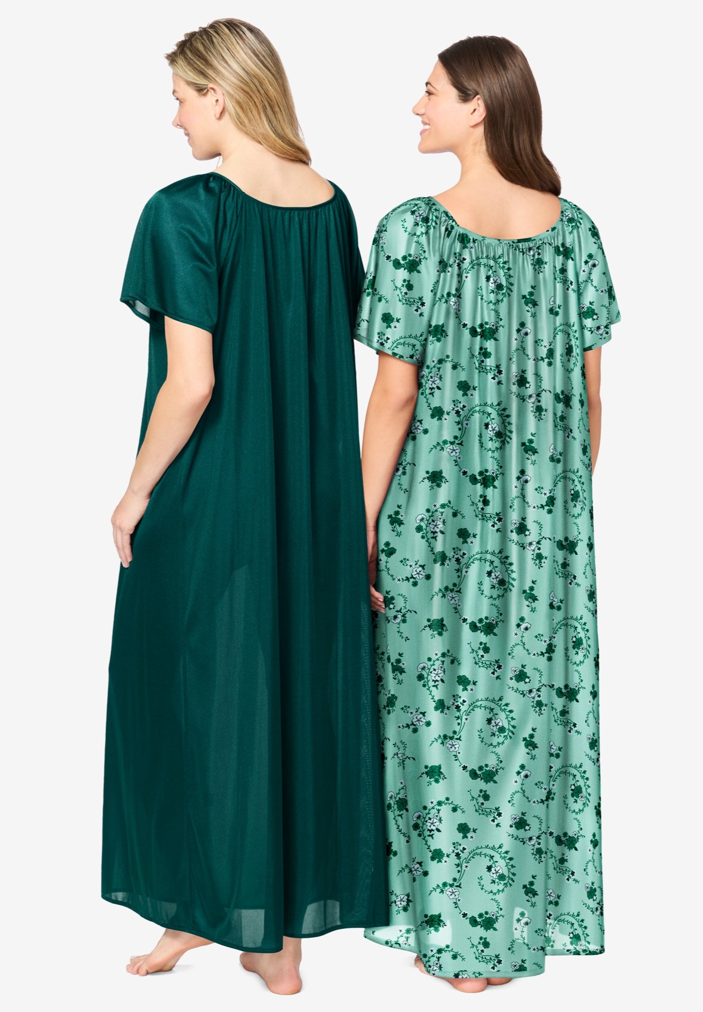 Long 2 Pack Tricot Gowns image number 1