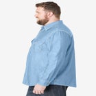 Long Sleeve Denim and Twill Shirt image number null