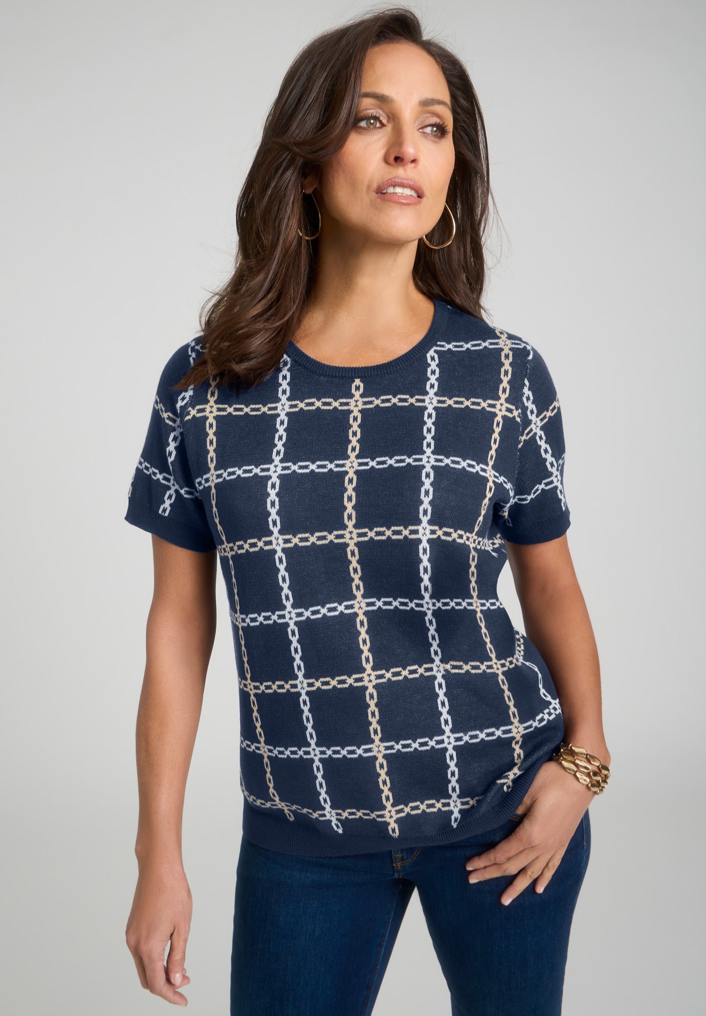 Fine Gauge Crewneck Shell image number 0