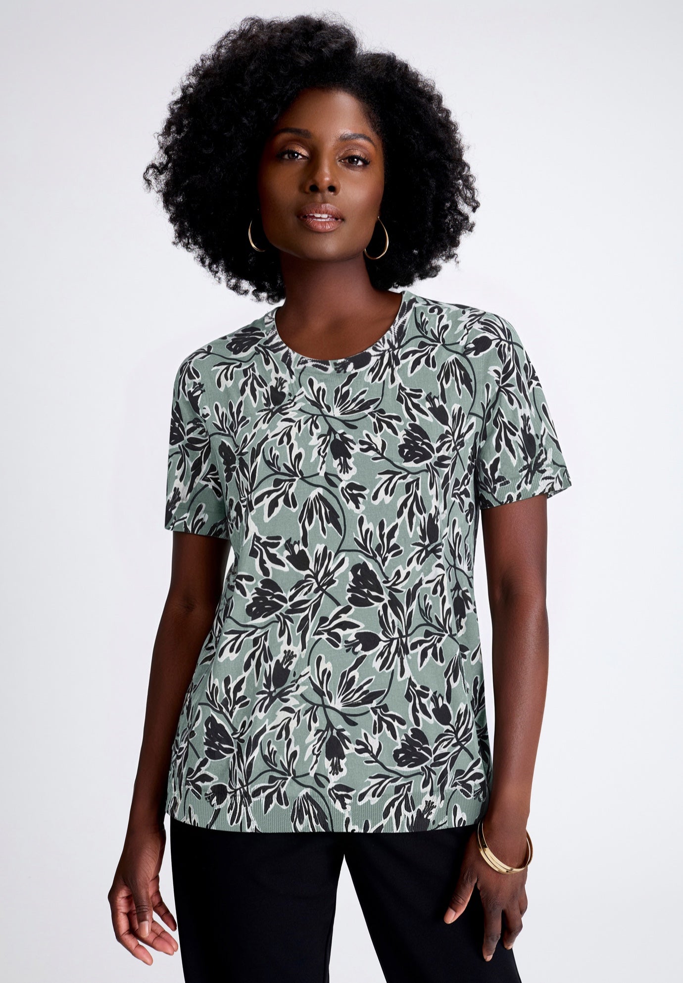 Fine Gauge Crewneck Shell image number 0