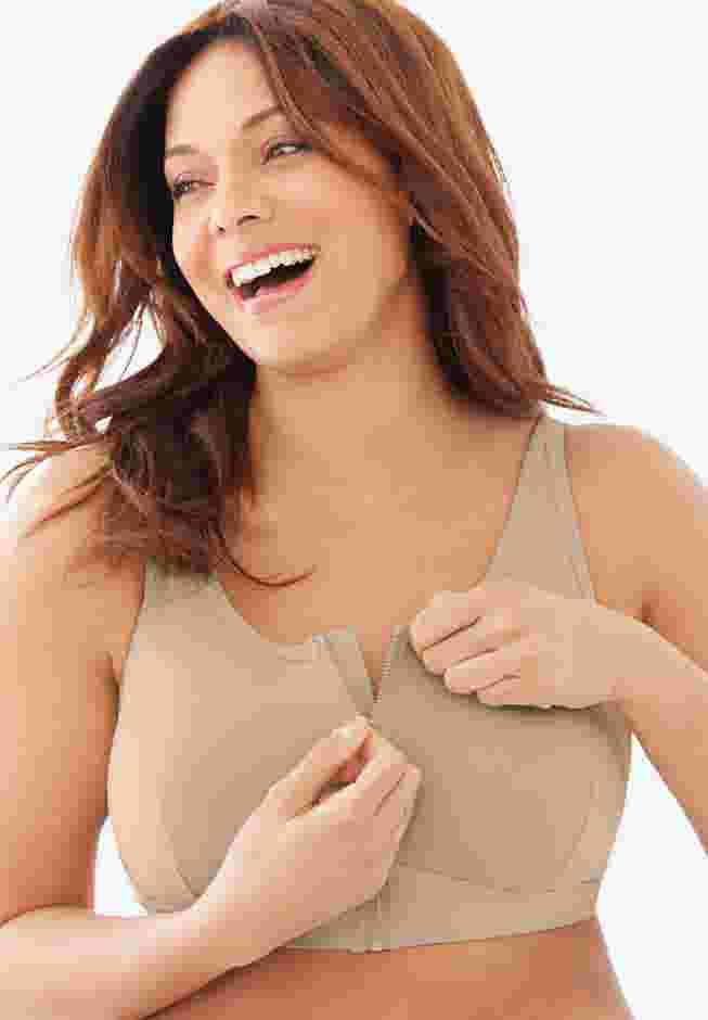 Wireless Zip Front Bra image number 3