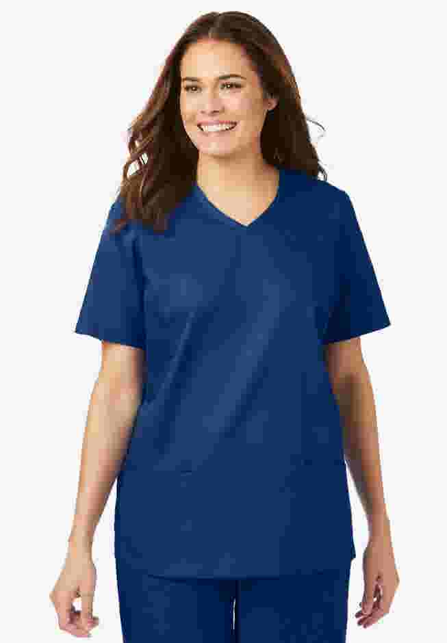V-Neck Scrub Top image number 0