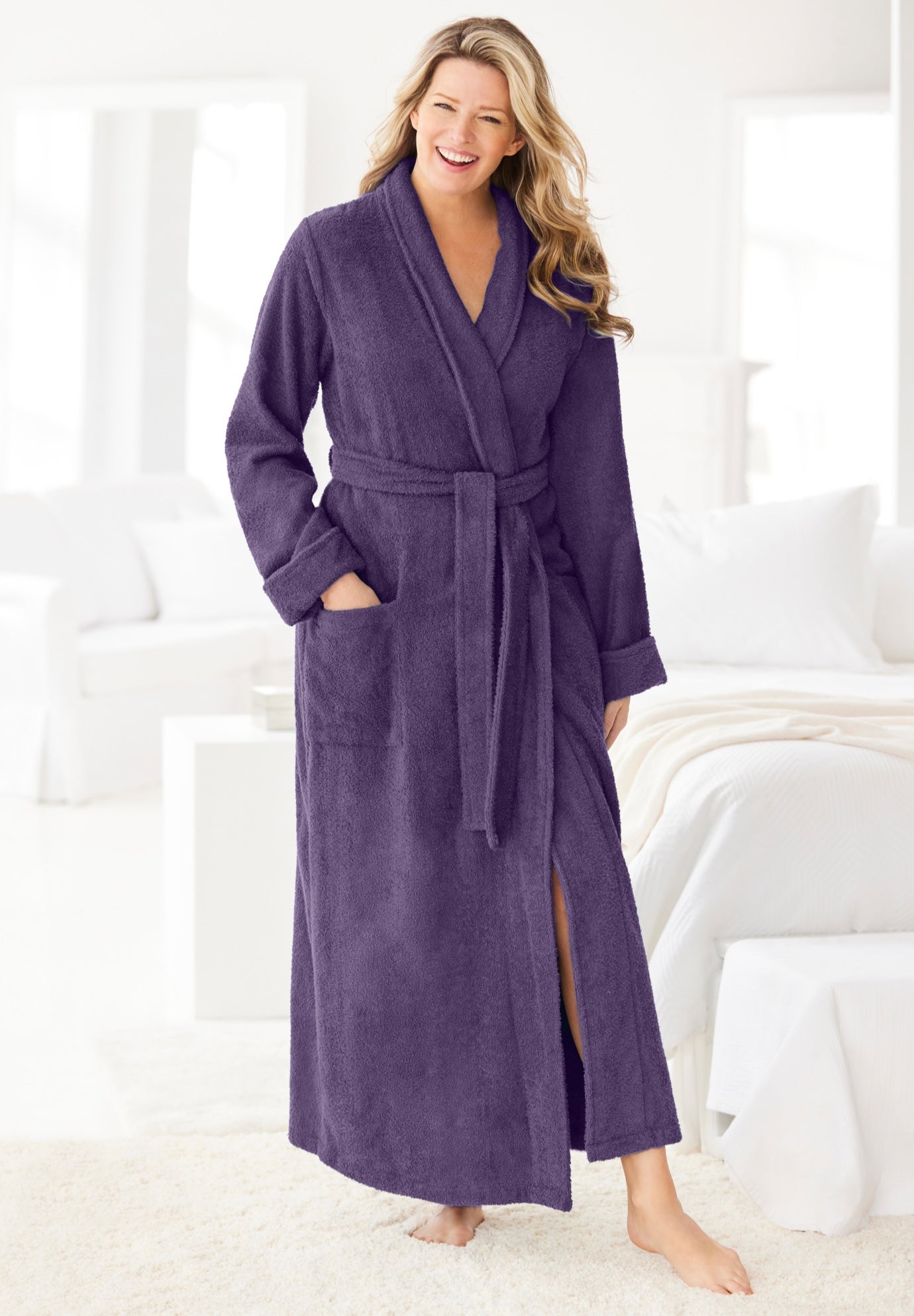 Long Terry Robe image number 5
